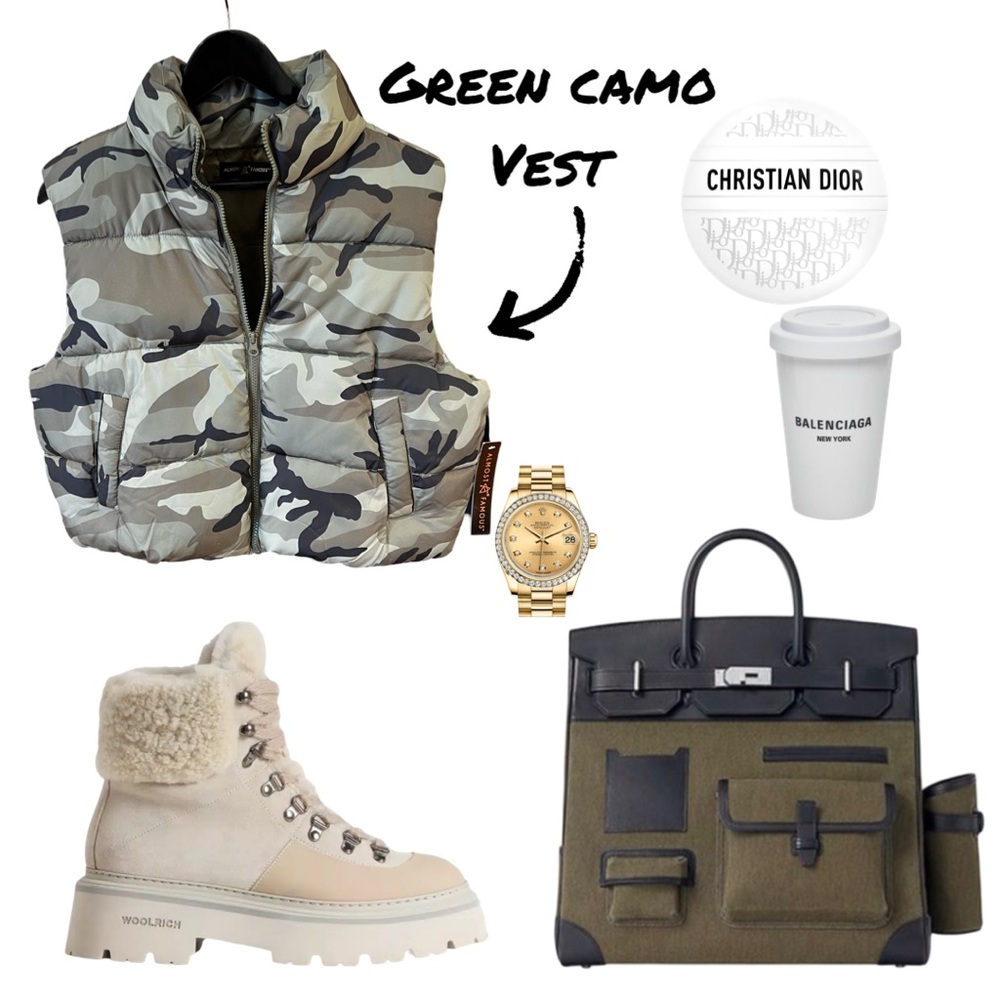 Green Camo Vest